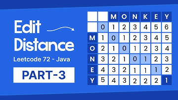 Edit Distance - Leetcode 72 - Part 3 - Java