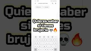 Quieres saber si tienes brujería?💀🔥 haz esto #shorts #brujería #brujerías #magia #tarot #brujos