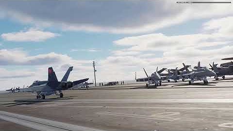 DCS F-18 carrier landing video - Music: 2WEI - Sequels - Smoke on the Water (Deep Purple Epic Cover)