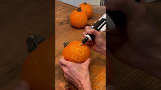 Carve pumpkins without the inside mess!