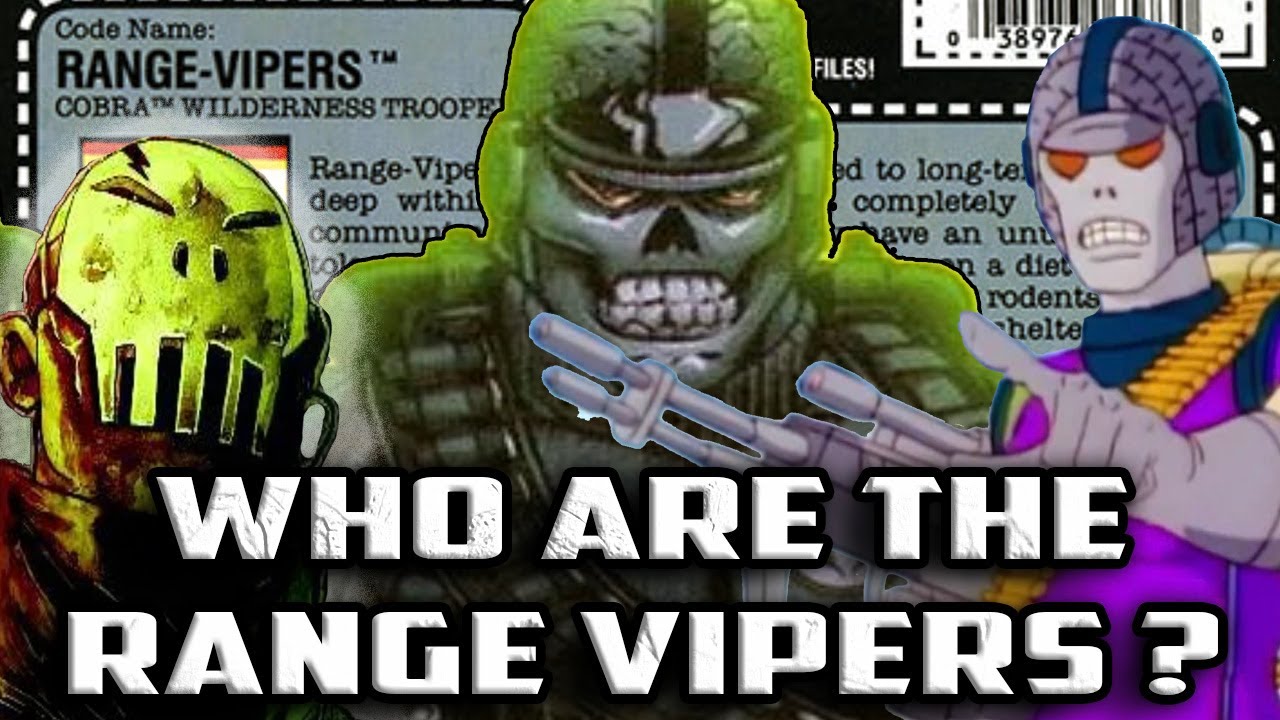 History and Origin of GI Joe's SKULLBUSTER, BODY BAGS, EVY and ... KEITH? (Cobra Range Vipers)