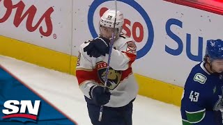 Florida Panthers Strike For Three Goals In 59 Seconds Late In First Period vs. Canucks