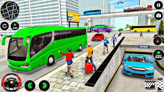 City Coach Bus Driving Games Gameplay Android 2024 screenshot 4