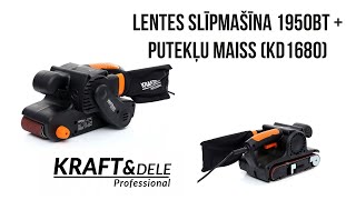 Lentes Slīpmašīna 1950Вт Putekļu Maiss Kd1680 Kraftdele Runtools.lv
