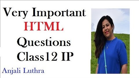 Important Questions for HTML Class 12 IP,Java 2014 Paper Part 2