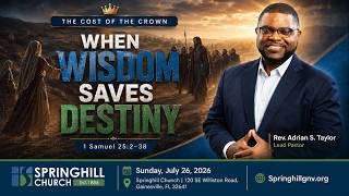 July 26th Sunday Morning Celebration Service Springhill Church Gainesville FL