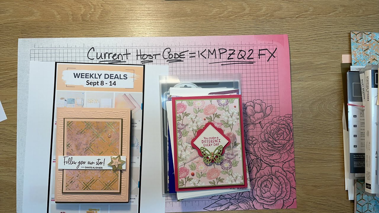 Crafting with Karen Featuring Texture Chic, Wonderful World FREE Card