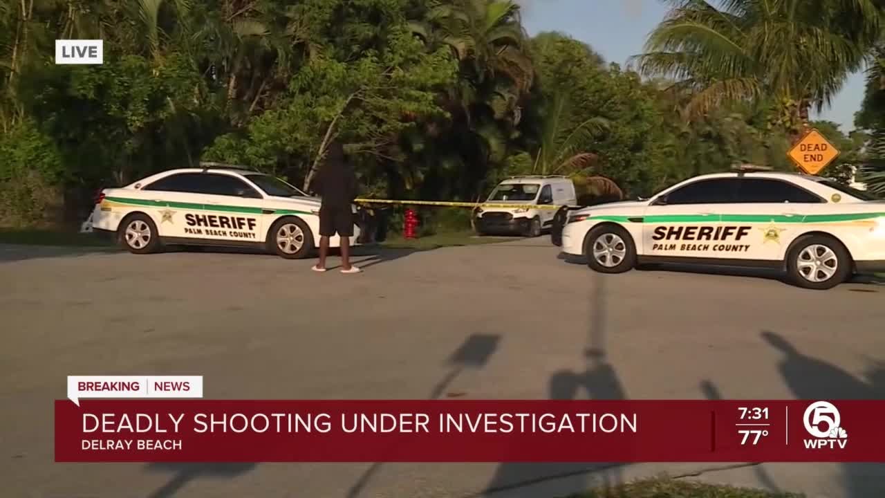 Detectives investigate shooting that left man dead near Delray Beach ...