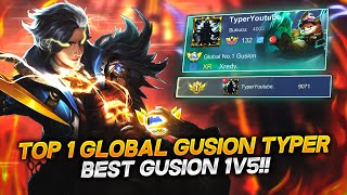 TOP 1 GLOBAL GUSION TYPER / BEST GUSION 1V5!!