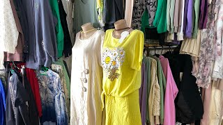 Ціни на Привозі ☝️ Одяг на пишних красунь, плаття, літні костюми та брюки 👗 Одеса мама ⚓️