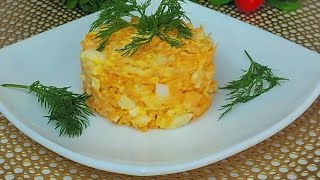 Фантастический Салат Из Моркови. Покоряет Простотой И Вкусом. Всего Пару Минут И Готово