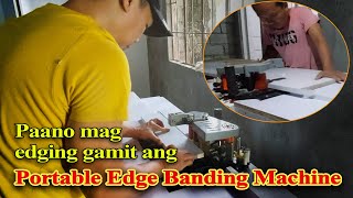 Paano mag edging gamit ang Portable Edge Banding Machine