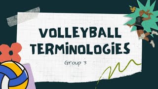 VOLLEYBALL TERMINOLOGIES || PE 104 - TEAM SPORTS || Leo Lopez