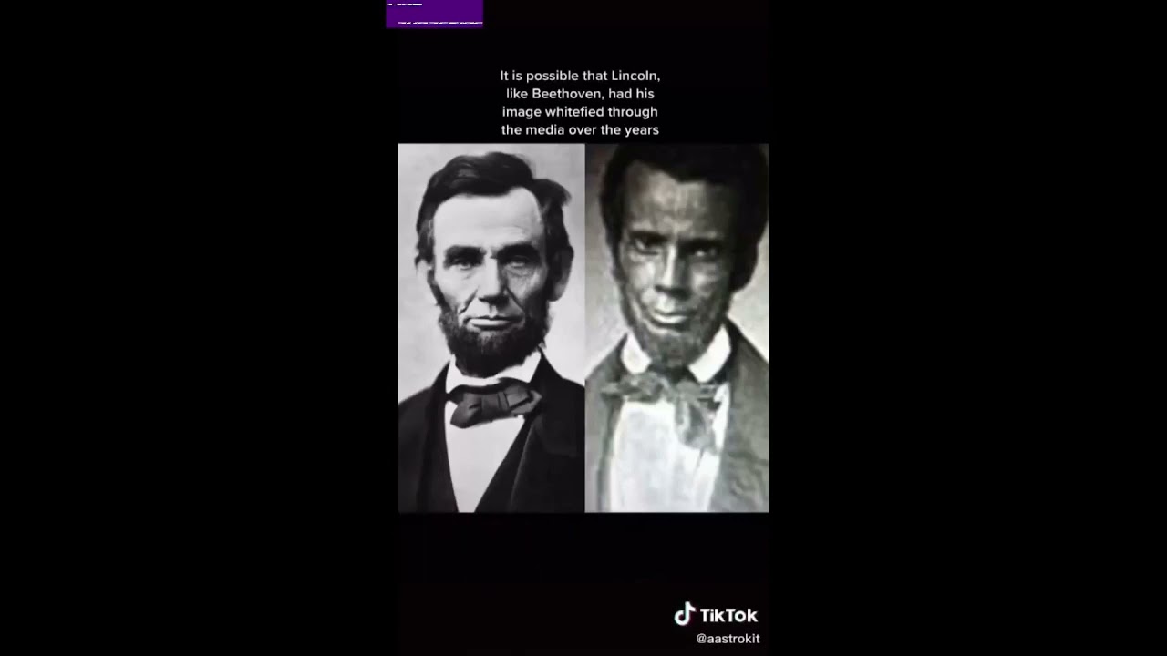 TikTok Scholar Says Beethoven and Lincoln Were Actually Black.....................
