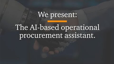 Operational Procurement Assistant: How to automate up to 60% of your procurement emails with AI