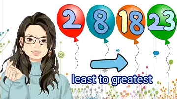 Arranging Numbers ( LEAST TO GREATEST ) Preschool
