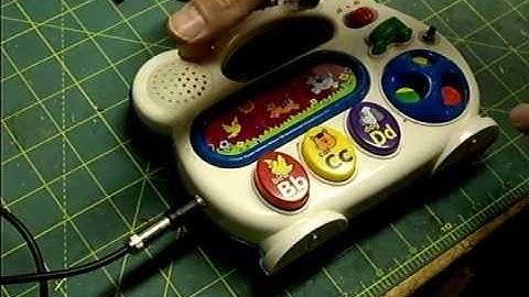 Circuit Bent Vtech Little Smart Talk 