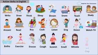 Action Verbs in English - Action Verbs for Daily life (PART 2)