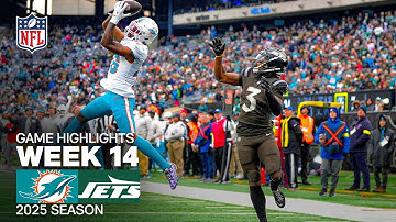 Miami Dolphins vs New York Jets Game Highlights | 2025 NFL Season Week 14
