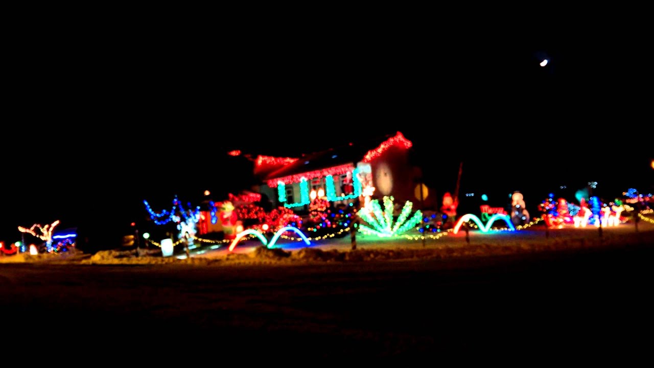 Courtenay has amazing lights for Christmas. YouTube