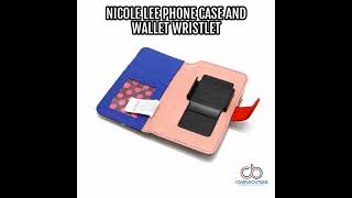 Nicole Lee Phone Case and Wallet Wristlet Vegan Leather