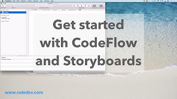 Live-coded "Hello World" on iOS using CodeFlow and Storyboards