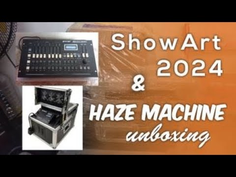 Showart DMX 2024 & DJ Star Haze Machine Unboxing