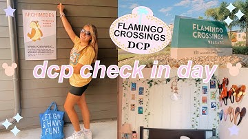 DISNEY COLLEGE PROGRAM CHECK IN DAY and mini room tour !