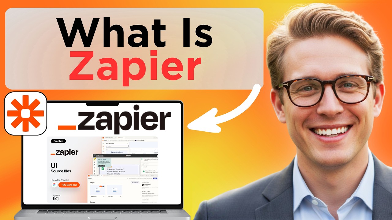 Zapier tutorial for beginners showing automation workflow