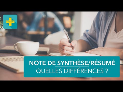 Vidéo: Différence Entre Résumé Et Résumé