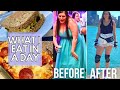 WHAT I EAT IN A DAY | My Weight Loss Journey | Breakfast Sandwich, Snacks, & 2ID Detroit Pizza!