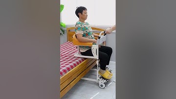 How to move elderly safely from bed to chair ( # 729 ) ▶️ Transfer Lift Handicapped Wheelchair