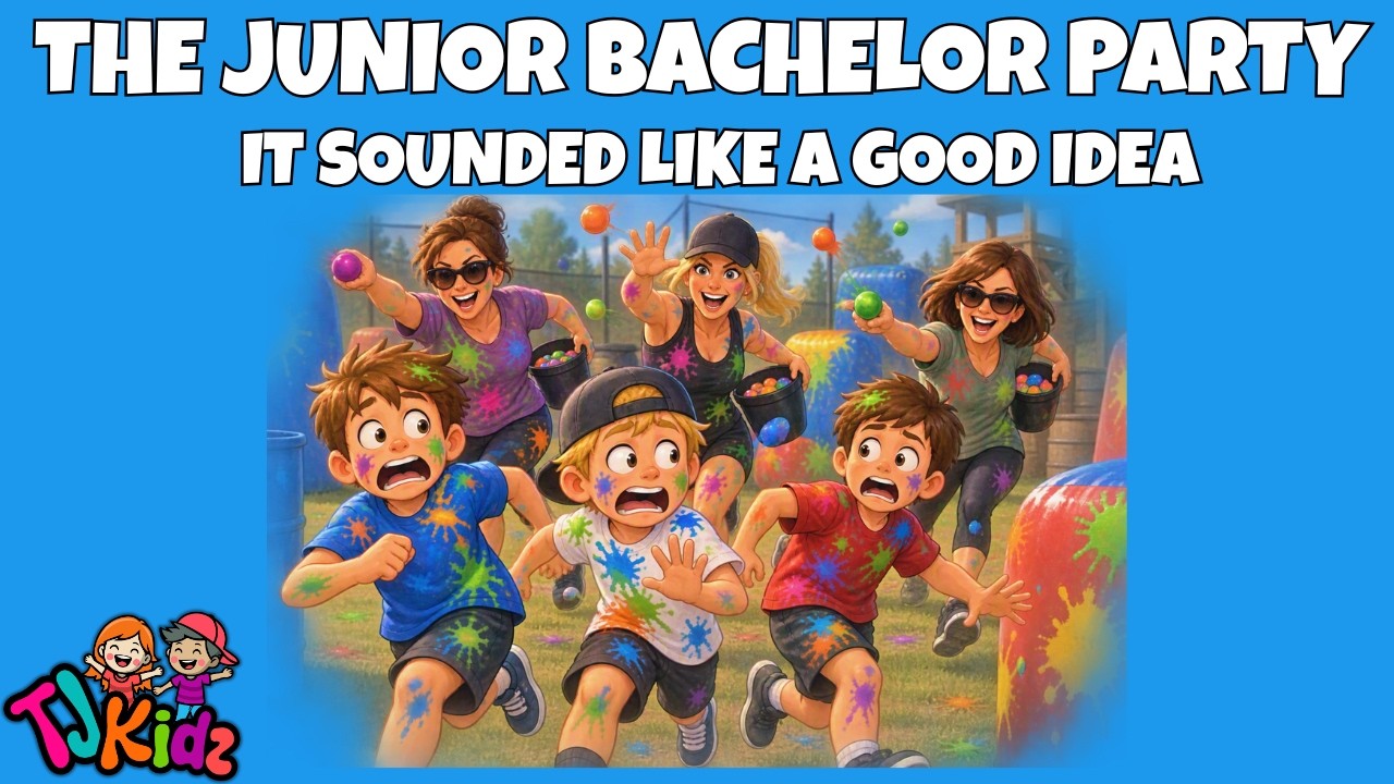 The Junior Bachelor Party | Funny Kids Story About Acting All Grown Up