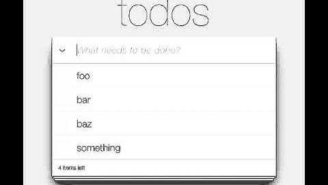 TodoMVC using Angular2
