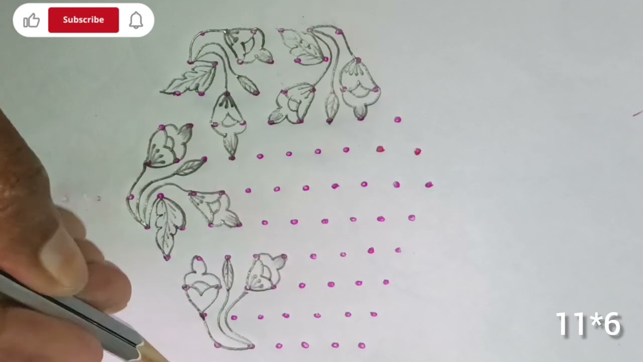 🌹(Day 1) Puratasi Madham simple kolamdesigns 🌺 Navaratri special rangolidesignes 🌺 pandagamuggulu 🌼🌹