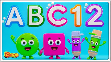Preschool Learning activities for 3 year olds at home | Learn ABC Phonics Shapes Numbers Colors 🌈