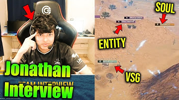 Jonathan Funny Interview In PMPL | Soul Vs Entity Vs VSG Fight |  PMPL Highlights