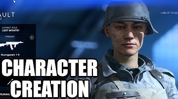 BATTLEFIELD 5 - Character Customization / Creation - Male and Female