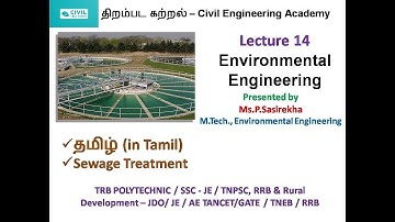 Environmental Engineering I Lecture 14 I TRB I SSC I TNPSC I RRB I GATE I TANCET I TNEB I RRB