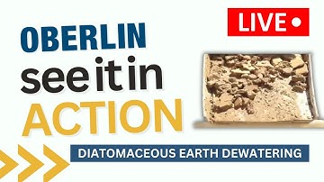 Oberlin Filter - Wastewater Filtration - Diatomaceous Earth Dewatering - Bleach Manufacturing