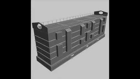 3D Model Lowpoly Building _007 Review