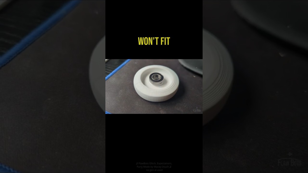 FAILED 3D Printed RC Car Wheel