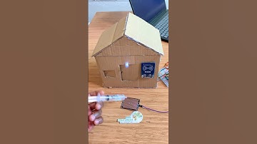 DIY Door Lock control with ESP32 using PIR Sensor & Raindrops sensor & Water Level Sensor #arduino