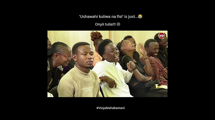 Objection Your Honor... Vituko kortini haziishiii 😂. Catch Vioja Mahakamani tomorrow at 7:30pm.