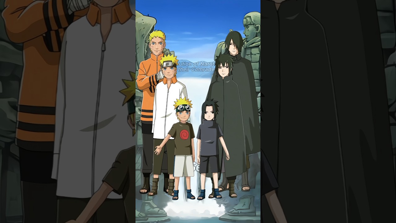 "Naruto Characters and their Friend/Rival Evolution!"🥰 
