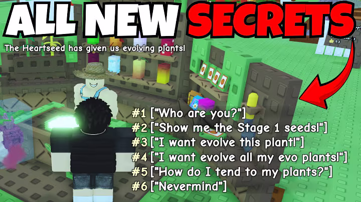10 Things YOU MISSED in the NEW SEED STAGES UPDATE! (Grow a Garden)