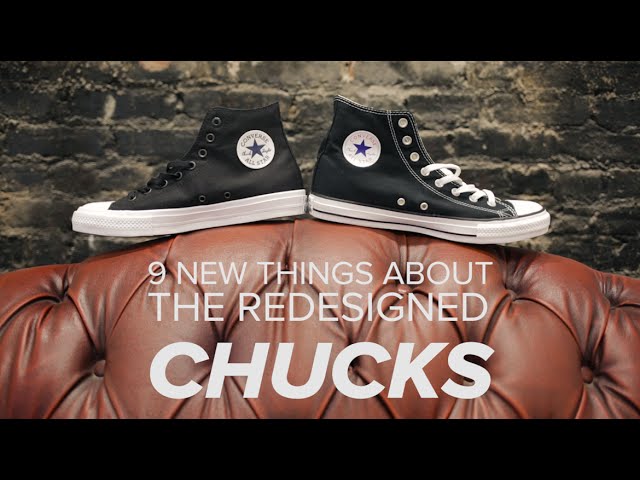 9 new things about the redesigned Chucks - YouTube