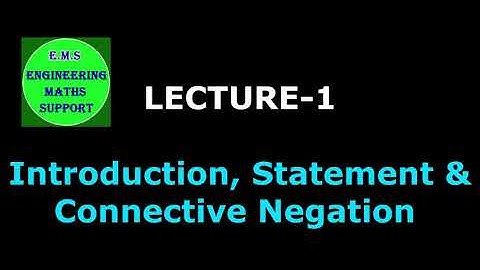 JNTUA (R19) B.Tech II-I(CSE) Mathematical Foundations of Computer Science|Statement and Connectives|