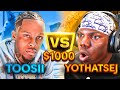 Yothatsej goes against rapper toosii in 1000 wager they had a zen wager of the year nba 2k24