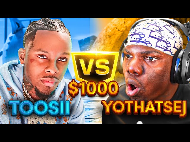 YoThatsEJ goes Against rapper Toosii in $1000 Wager... They had a ZEN! (WAGER OF THE YEAR NBA 2K24)